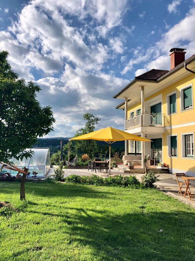 Ferienwohnung Am Bauernhof Strassonig Vulgo Hornis Moosburg Exteriér fotografie